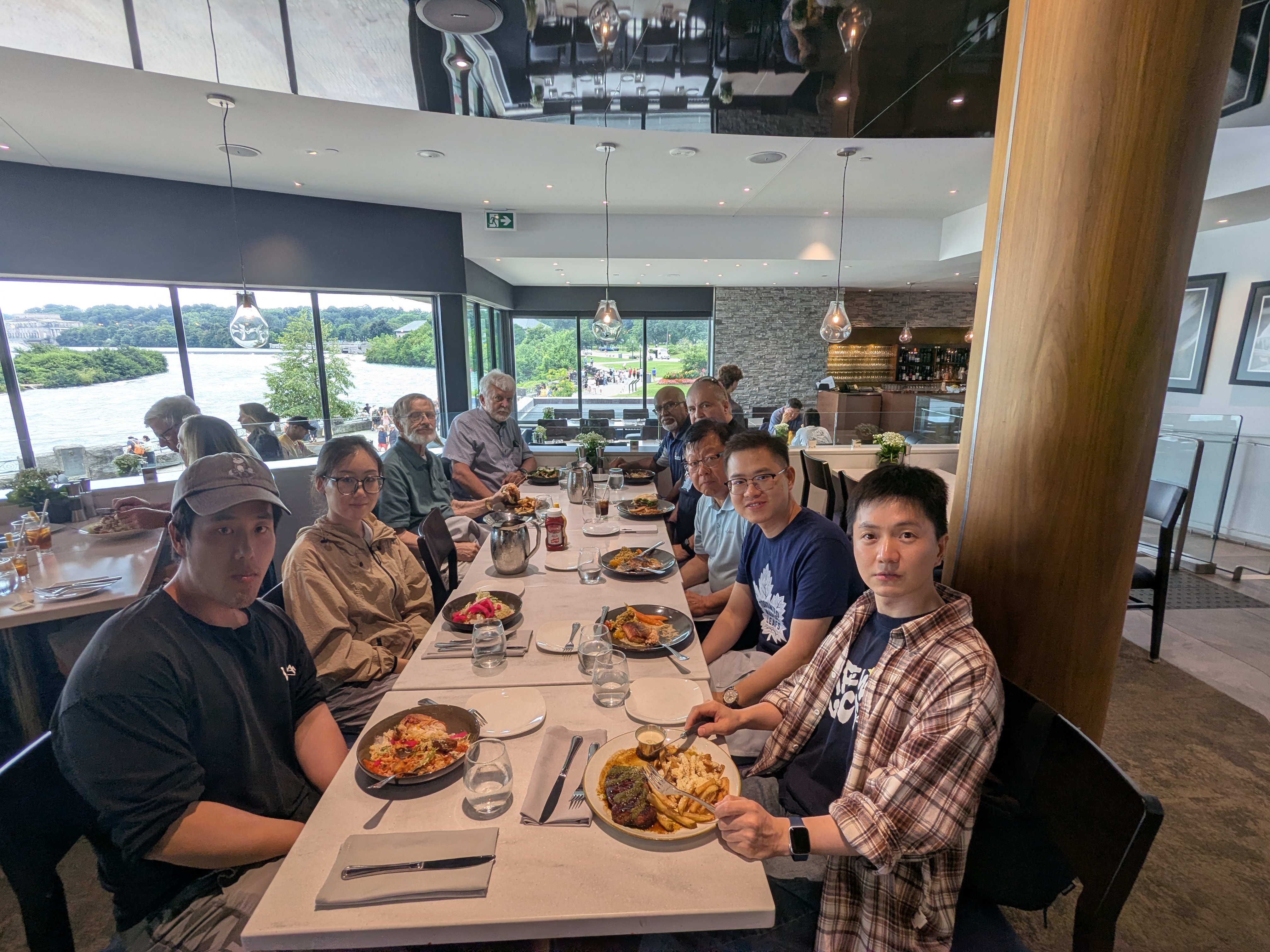 IEEE London Section LMAG group at lunch